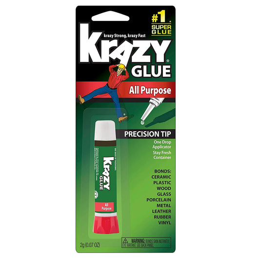 Krazy Glue All Purpose Precision Tip 0.07oz (Package May Vary)