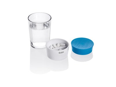 Sabi Carafe Pill Box + Water Bottle