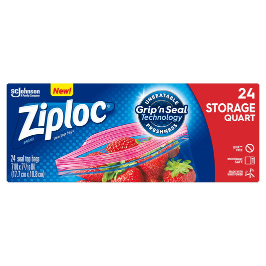 Ziploc Grip 'n Seal Storage Bags