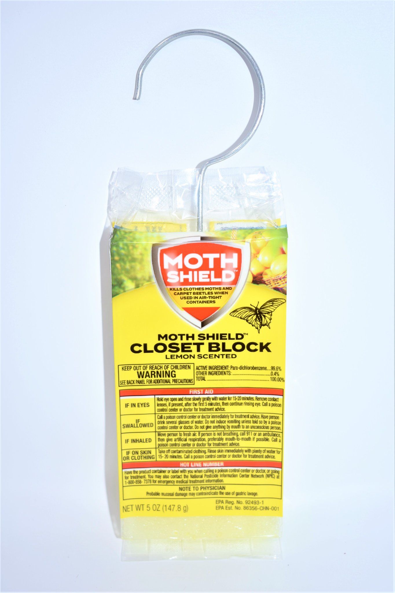 Moth Shield Closet Deodorizer 5oz.