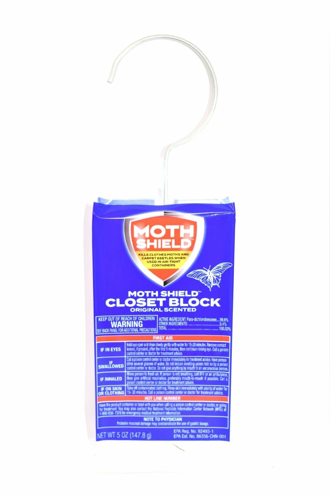 Moth Shield Closet Deodorizer 5oz.