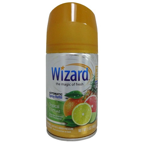 Wizard The Magic of Fresh Odor Neutralizer & Air Freshener Automatic Spray Refill 5oz.