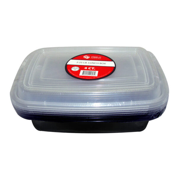 Plastic House Bento Microwave Container with Lids