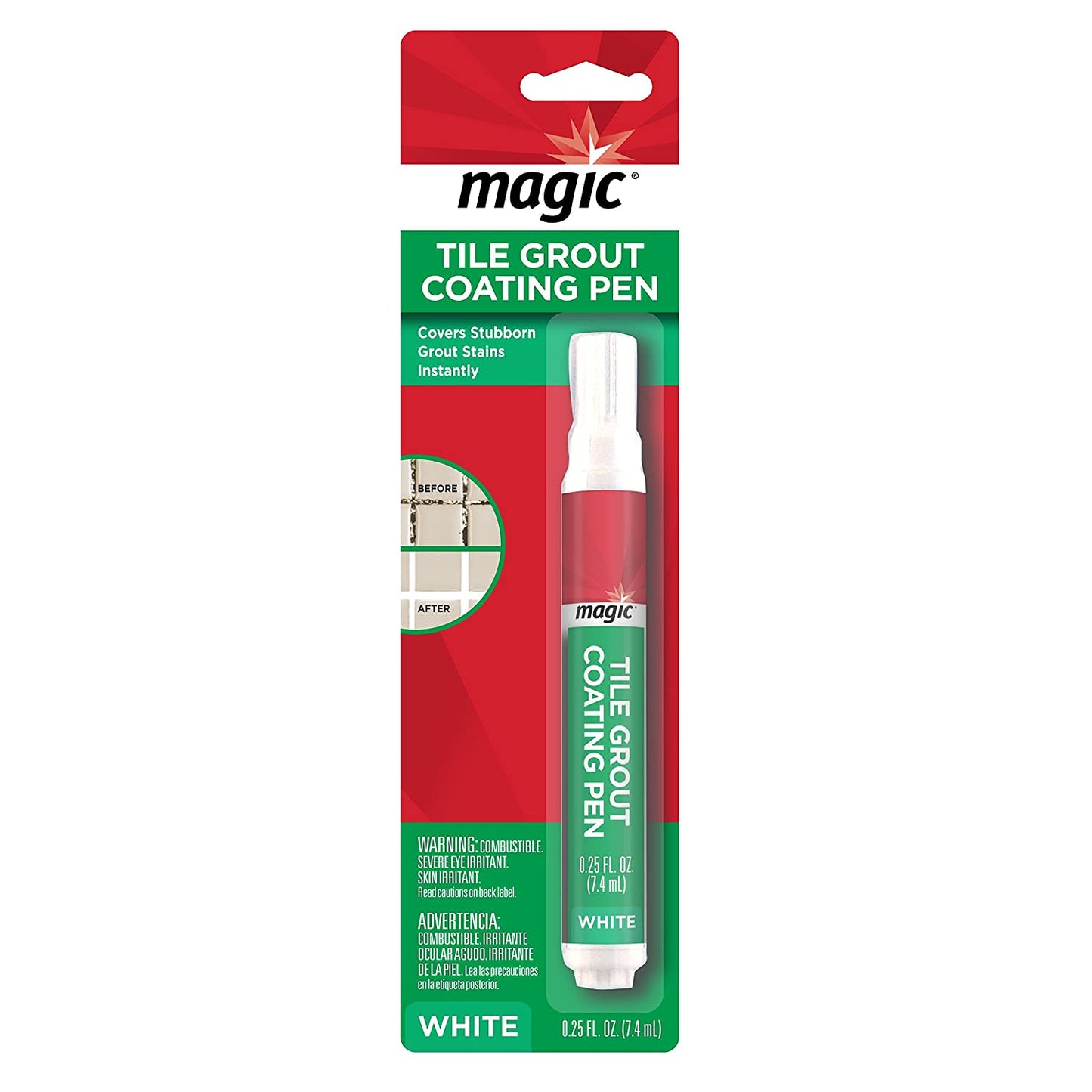 Magic Tile Grout Coating Pen - White