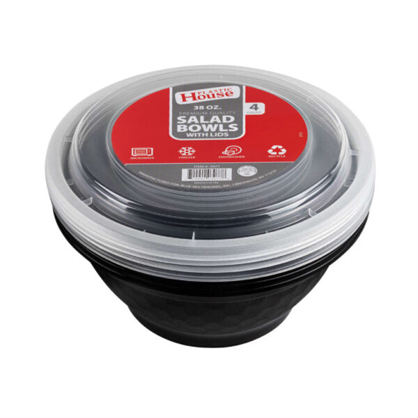 Plastic House Bento Microwave Container with Lids