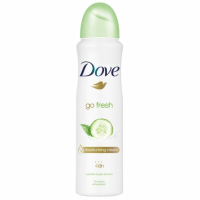 Dove Anti-Perspirant Body Spray 150mL (Package May Vary)