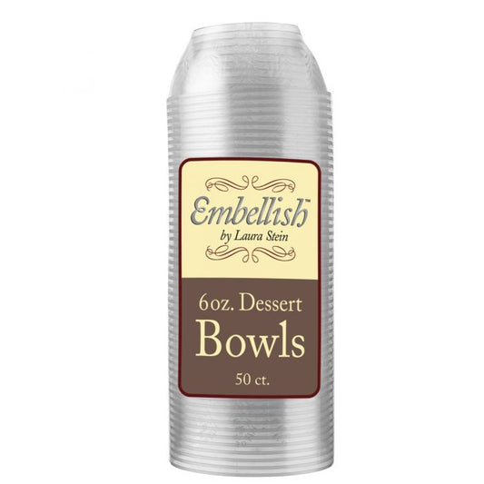 Embellish Clear Plastic Bowls