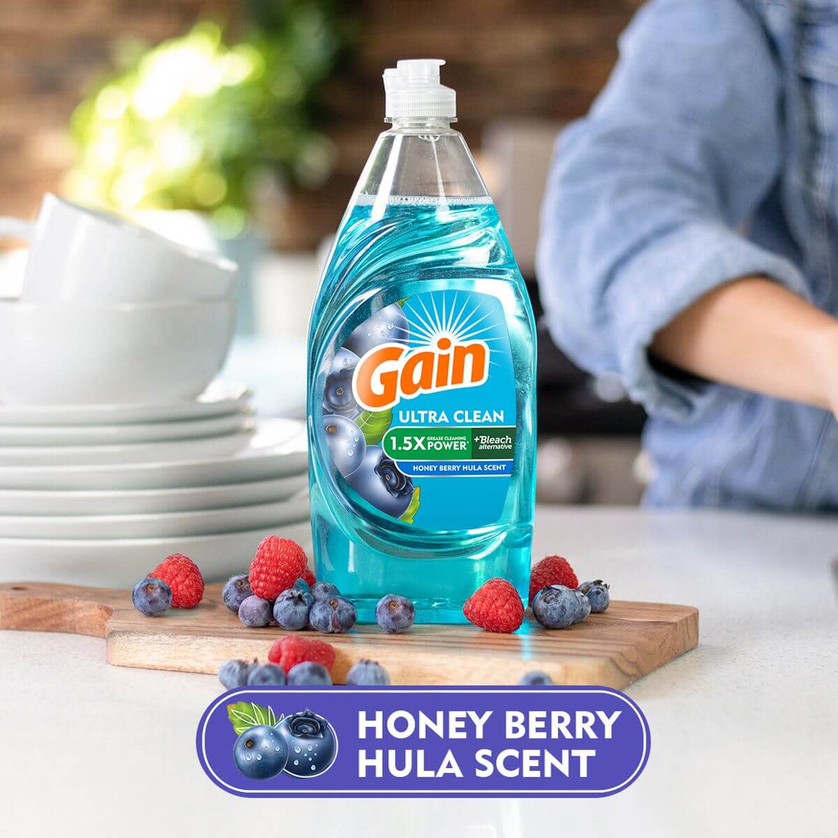 Gain Ultra Clean Dishwashing Liquid 8oz.