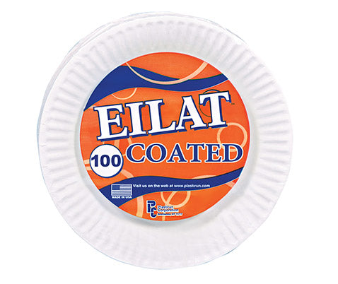 EILAT Disposable Paper Plates (Package May Vary)