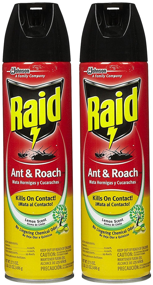 Raid Ant & Roach Killer Spray 17.5oz (Package May Vary)