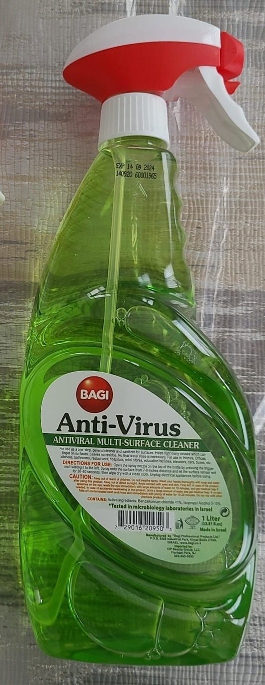 Bagi Anti-Virus Antiviral Multi-Surface Cleaner 33.81fl oz Trigger