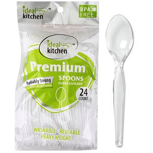 Ideal Dining Heavy Duty Premium Plastic Cutlery (Package May Vary)