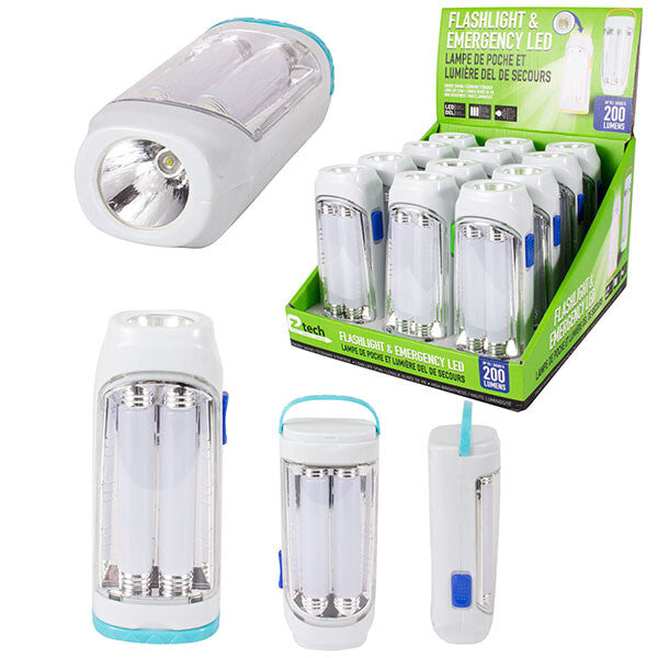 EZ-Tech LED Dual Mode Flashlight & Lantern