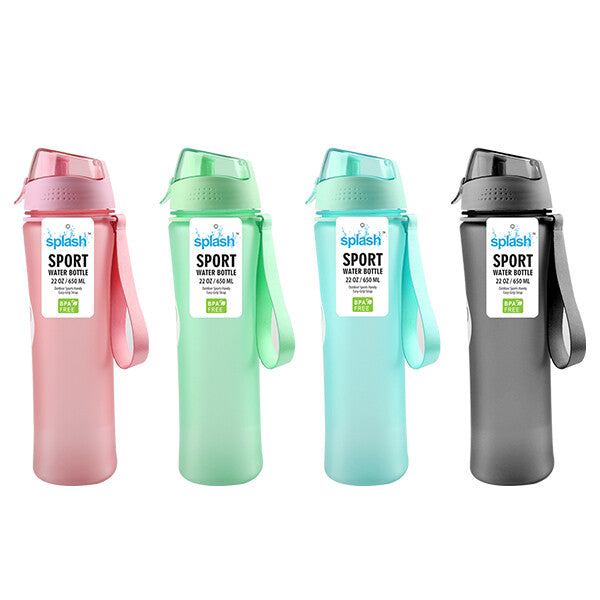 Splash Plastic Water Bottle