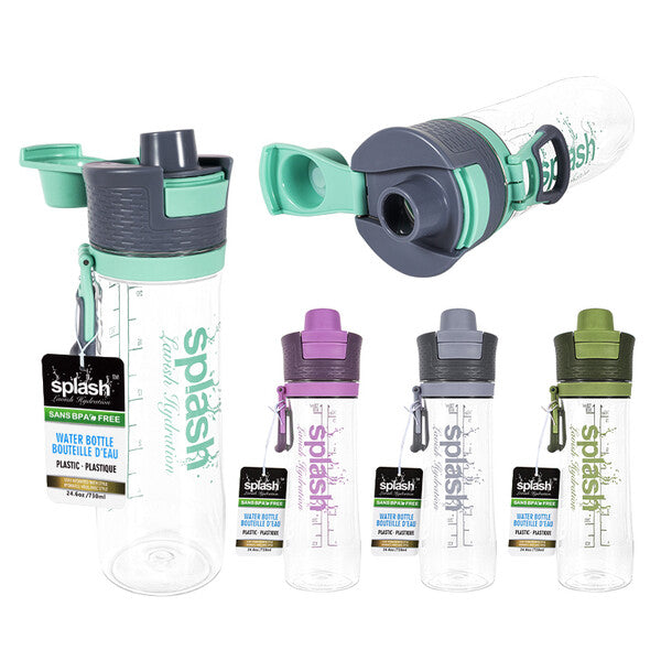 Splash Plastic Water Bottle