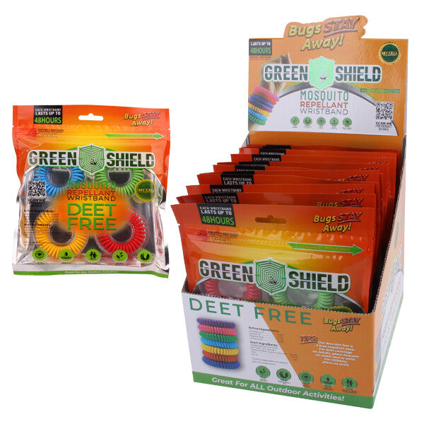 Green Shield Mosquito Wristband 4pk