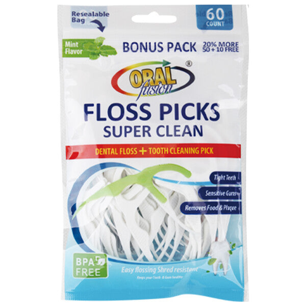 Oral Fusion Floss Picks