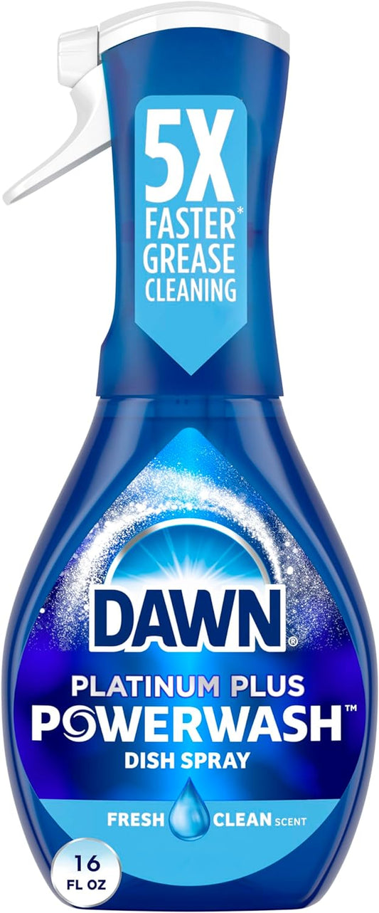 DAWN Dish Spray Platinum Plus Powerwash - Fresh Clean Scent (Package May Vary)
