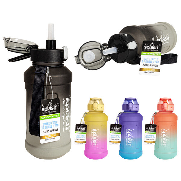 Splash Plastic Water Bottle