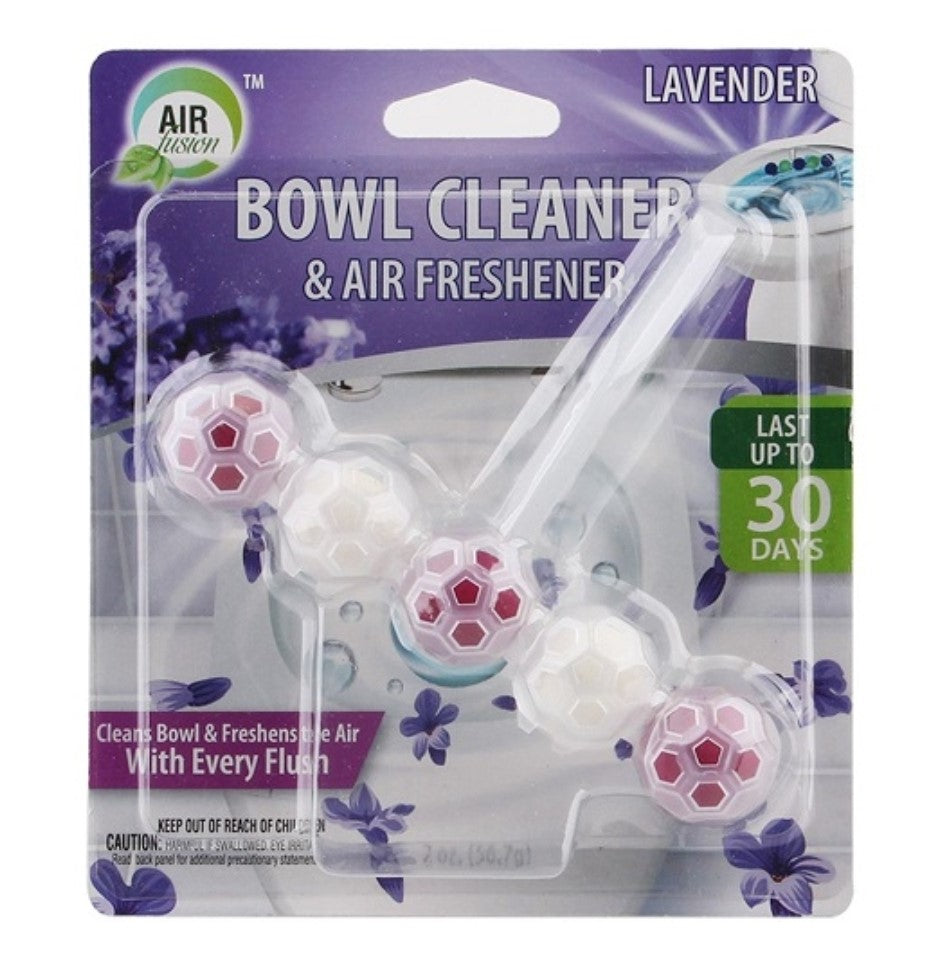 AIR Fusion Rim Hanger Toilet Bowl Cleaner & Air Freshener 5pk