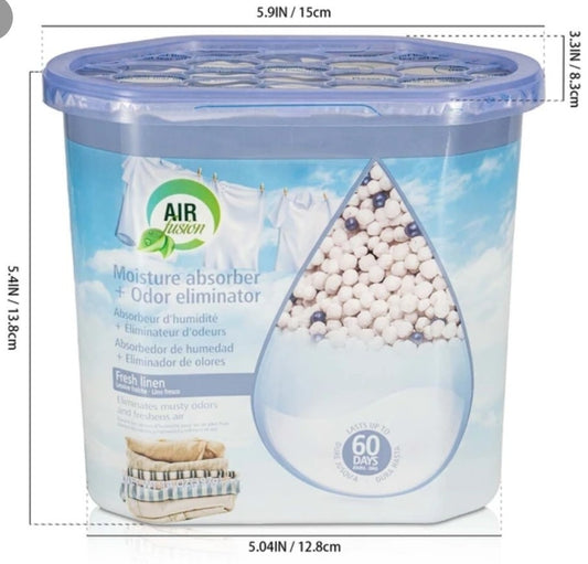 Air Fusion Moisture Absorber + Odor Eliminator 14oz.