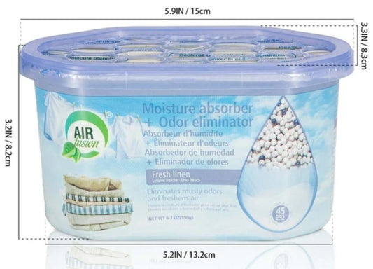 Air Fusion Moisture Absorber + Odor Eliminator 6.7oz