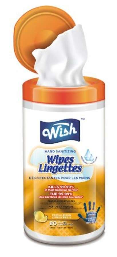 Wish Hand Sanitizing Wipes