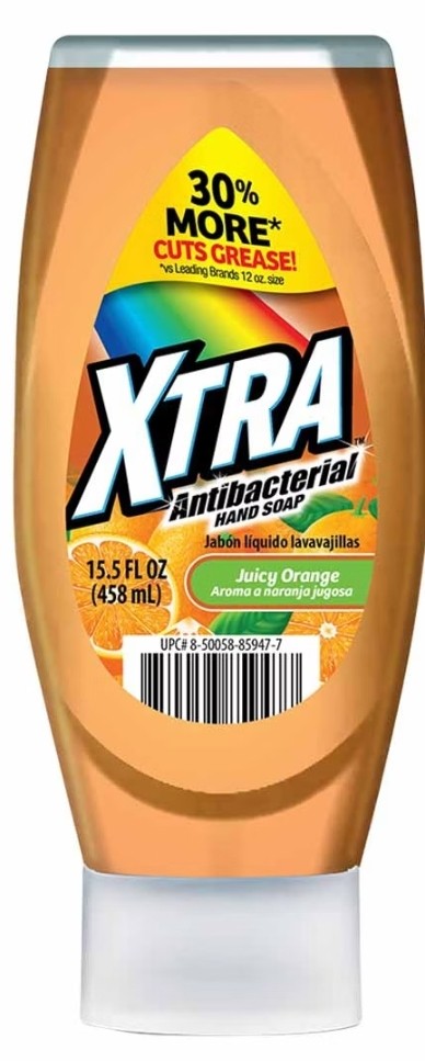 Xtra Squeeze Hand Liquid 15.5oz Antibacterial Orange