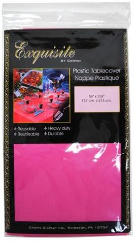 Exquisite Plastic Table Cover 54"x108"