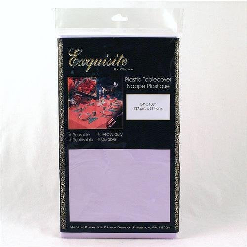 Exquisite Plastic Table Cover 54"x108"