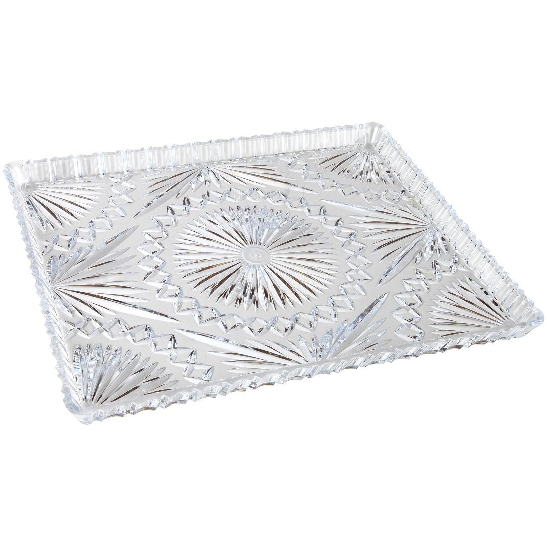 Crystal Look Rectangular Tray 13"x10.63"