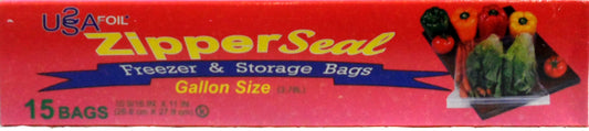 USA Foil Zip Seal Bags