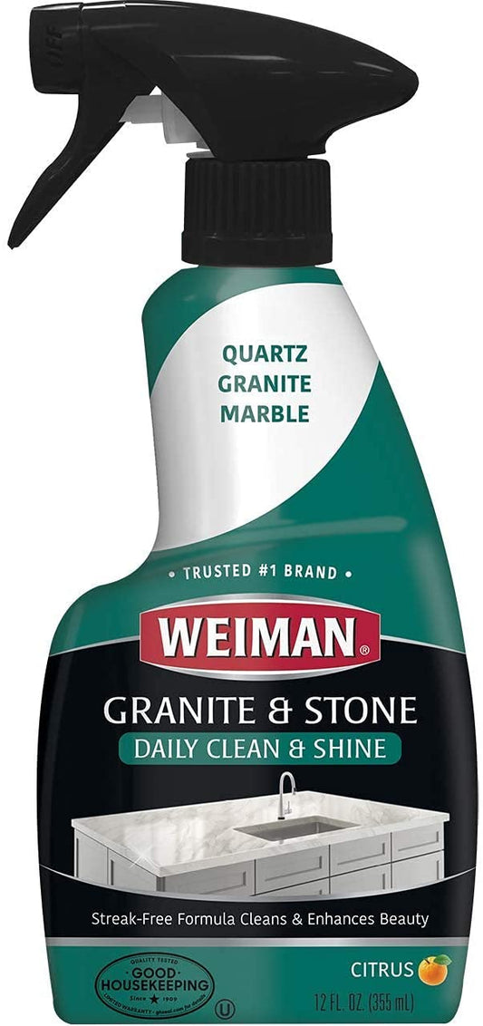 WEIMAN Granite & Stone Daily Clean & Shine Spray 12oz.