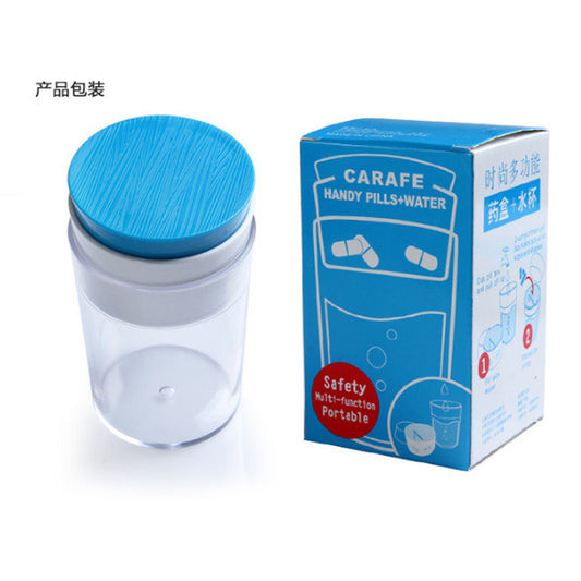 Sabi Carafe Pill Box + Water Bottle