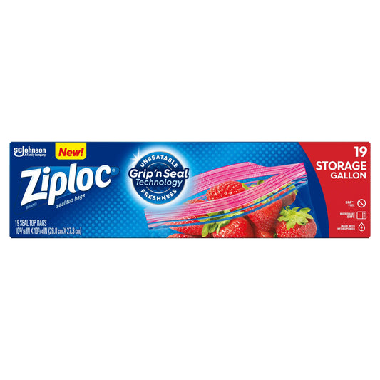 Ziploc Grip 'n Seal Storage Bags
