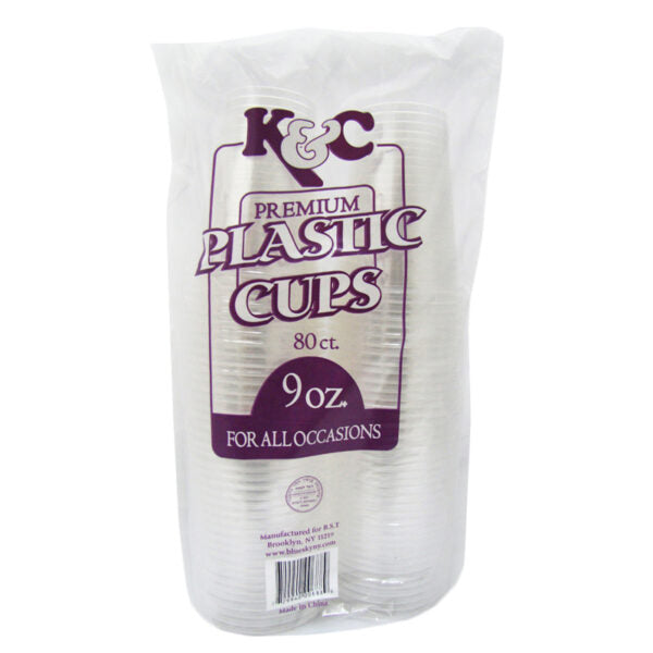 Assorted Disposable Plastic Cups