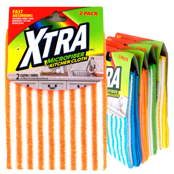 XTRA Microfiber Kitchen Cloth 2pk