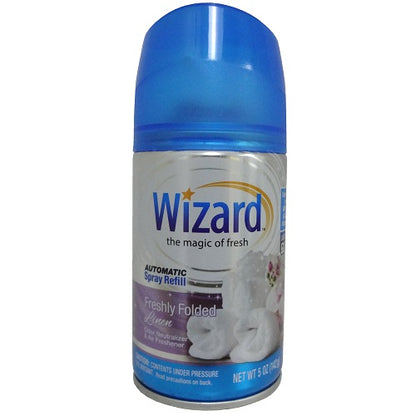 Wizard The Magic of Fresh Odor Neutralizer & Air Freshener Automatic Spray Refill 5oz.