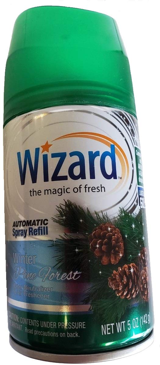 Wizard The Magic of Fresh Odor Neutralizer & Air Freshener Automatic Spray Refill 5oz.