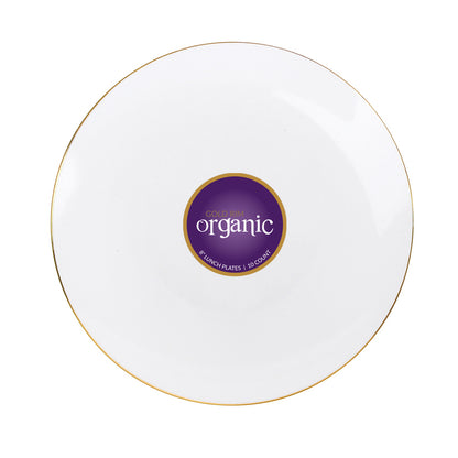 Organic Hammered Disposable Plastic Dinnerware