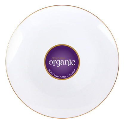 Organic Hammered Disposable Plastic Dinnerware