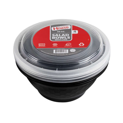 Plastic House Bento Microwave Container with Lids
