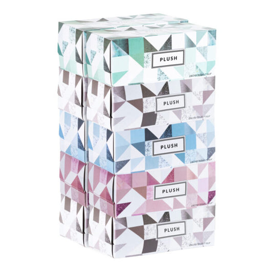 Plush Facial Tissue 2-Ply