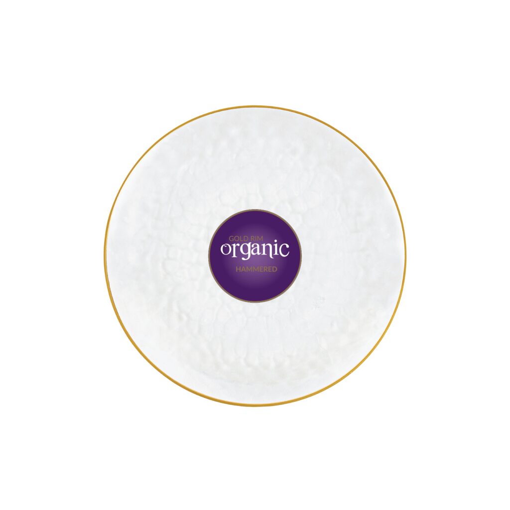 Organic Hammered Disposable Plastic Dinnerware