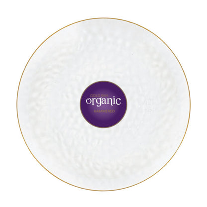 Organic Hammered Disposable Plastic Dinnerware