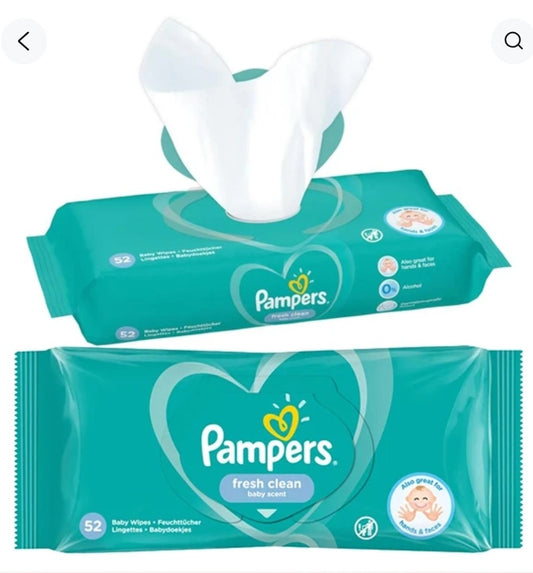 Pampers Baby Wipes 52ct Refill (Package May Vary)