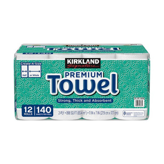 Kirkland Paper Towel 12/160Sh Select-A-Size