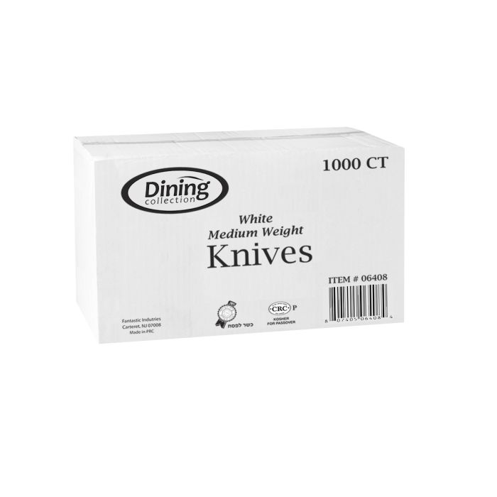 Dining Collection Plastic Cutlery 1000CT - White
