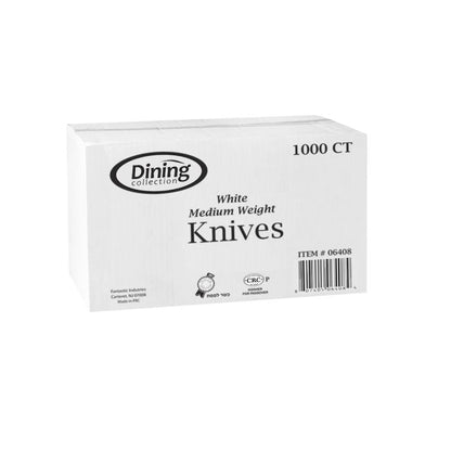 Dining Collection Plastic Cutlery 1000CT - White