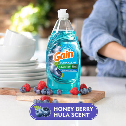Gain Ultra Clean Dishwashing Liquid 8oz.